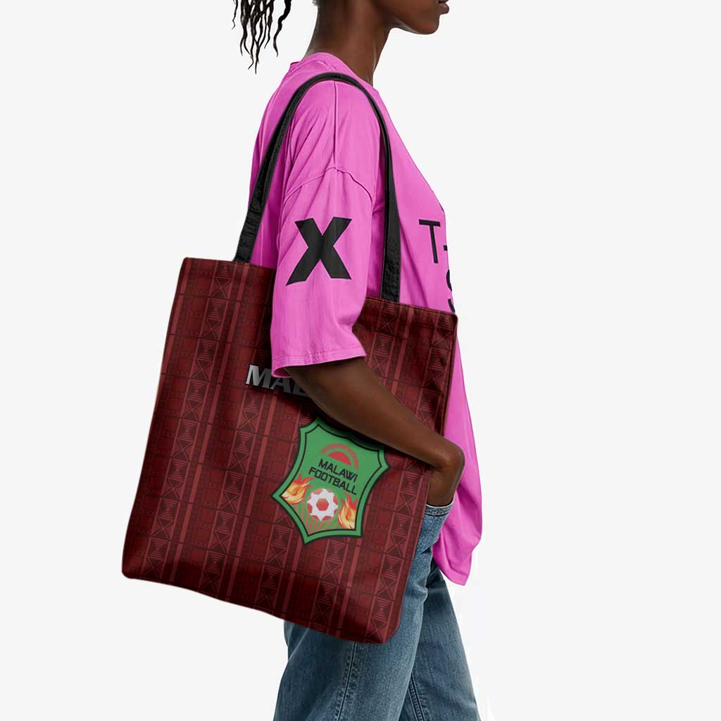 Malawi Football Tote Bag Come On Flames - Red