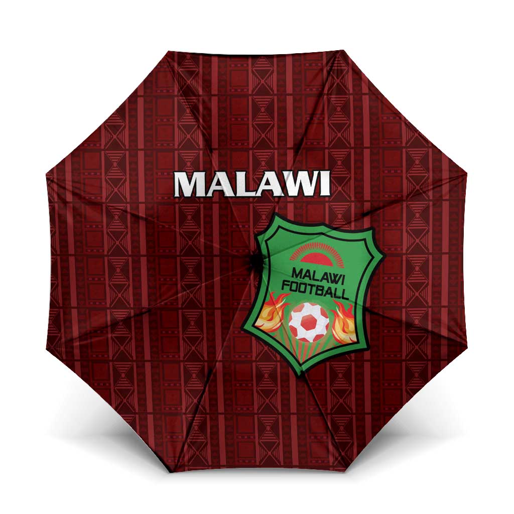 Malawi Football Umbrella Come On Flames - Red