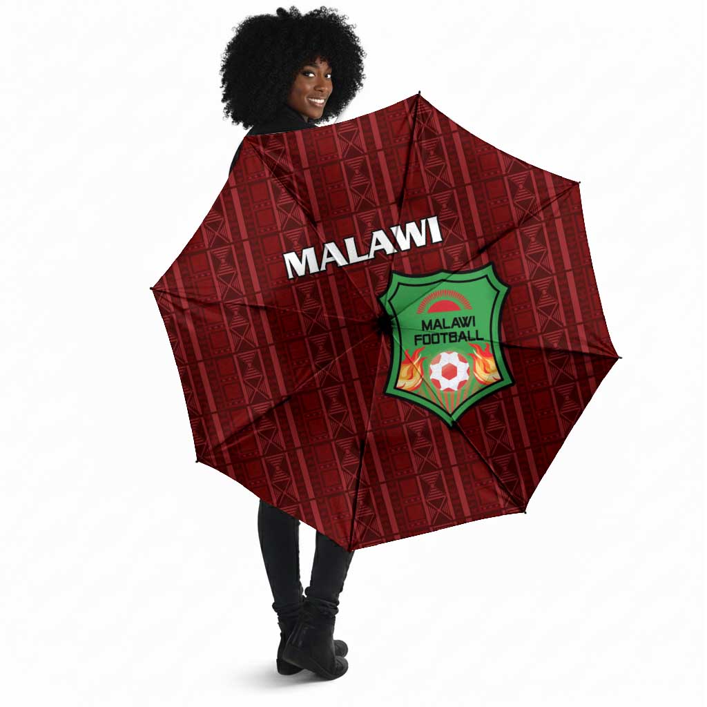 Malawi Football Umbrella Come On Flames - Red