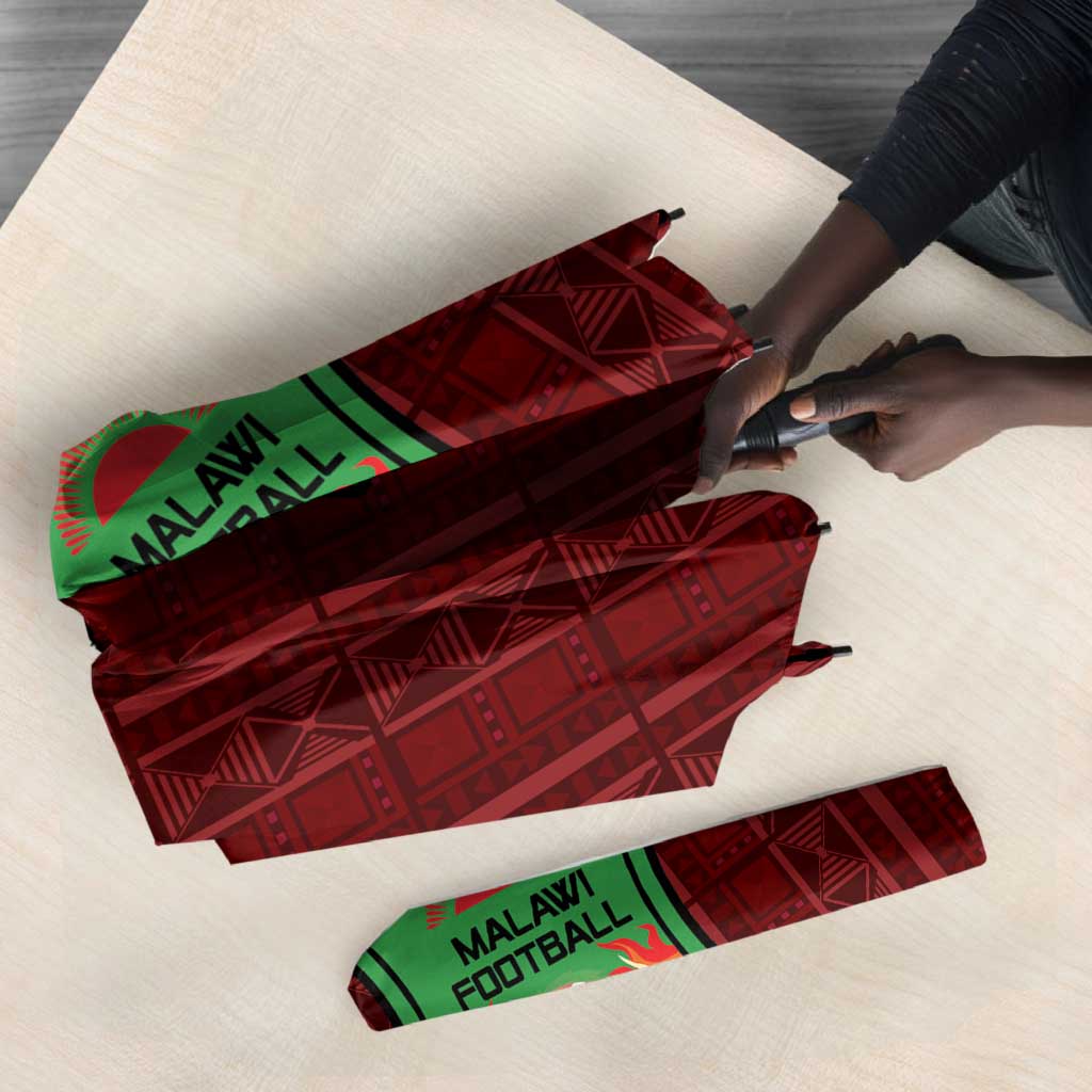 Malawi Football Umbrella Come On Flames - Red