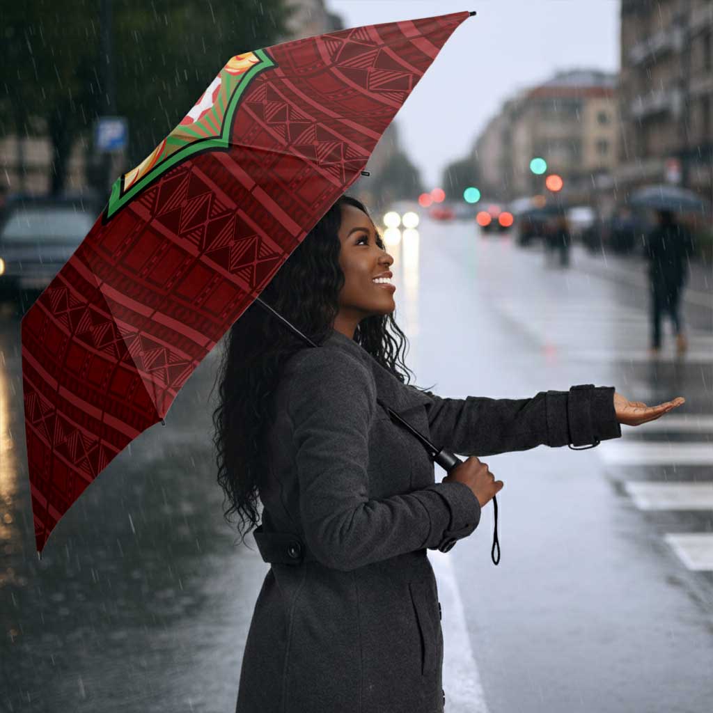 Malawi Football Umbrella Come On Flames - Red
