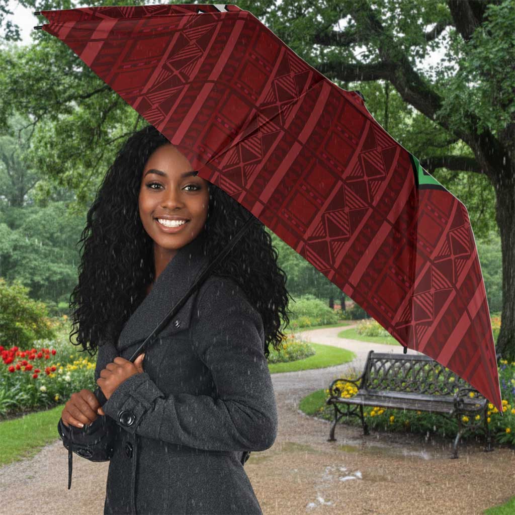 Malawi Football Umbrella Come On Flames - Red