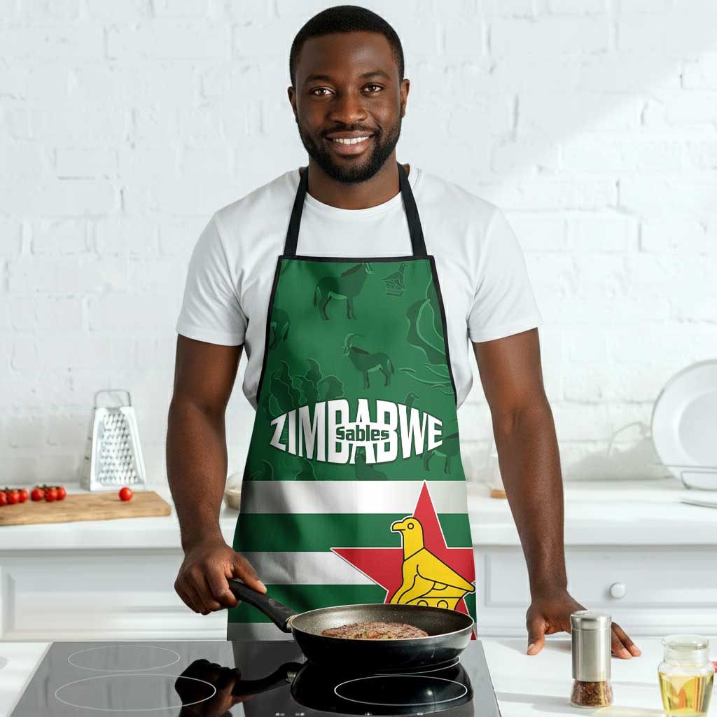 Rugby Zimbabwe Custom Apron Go Champions Sables