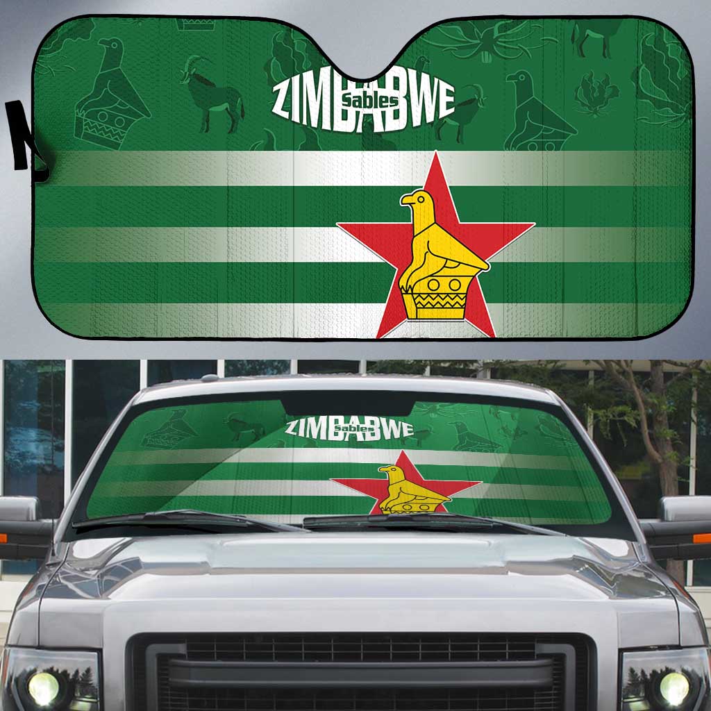 Rugby Zimbabwe Custom Auto Sun Shade Go Champions Sables