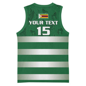 Rugby Zimbabwe Custom Basketball Jersey Go Champions Sables LT15