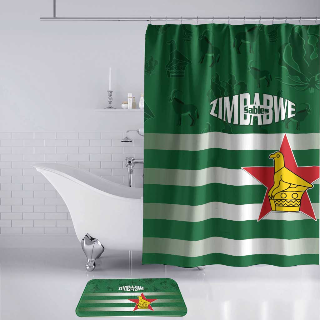 Rugby Zimbabwe Custom Bathroom Set Go Champions Sables