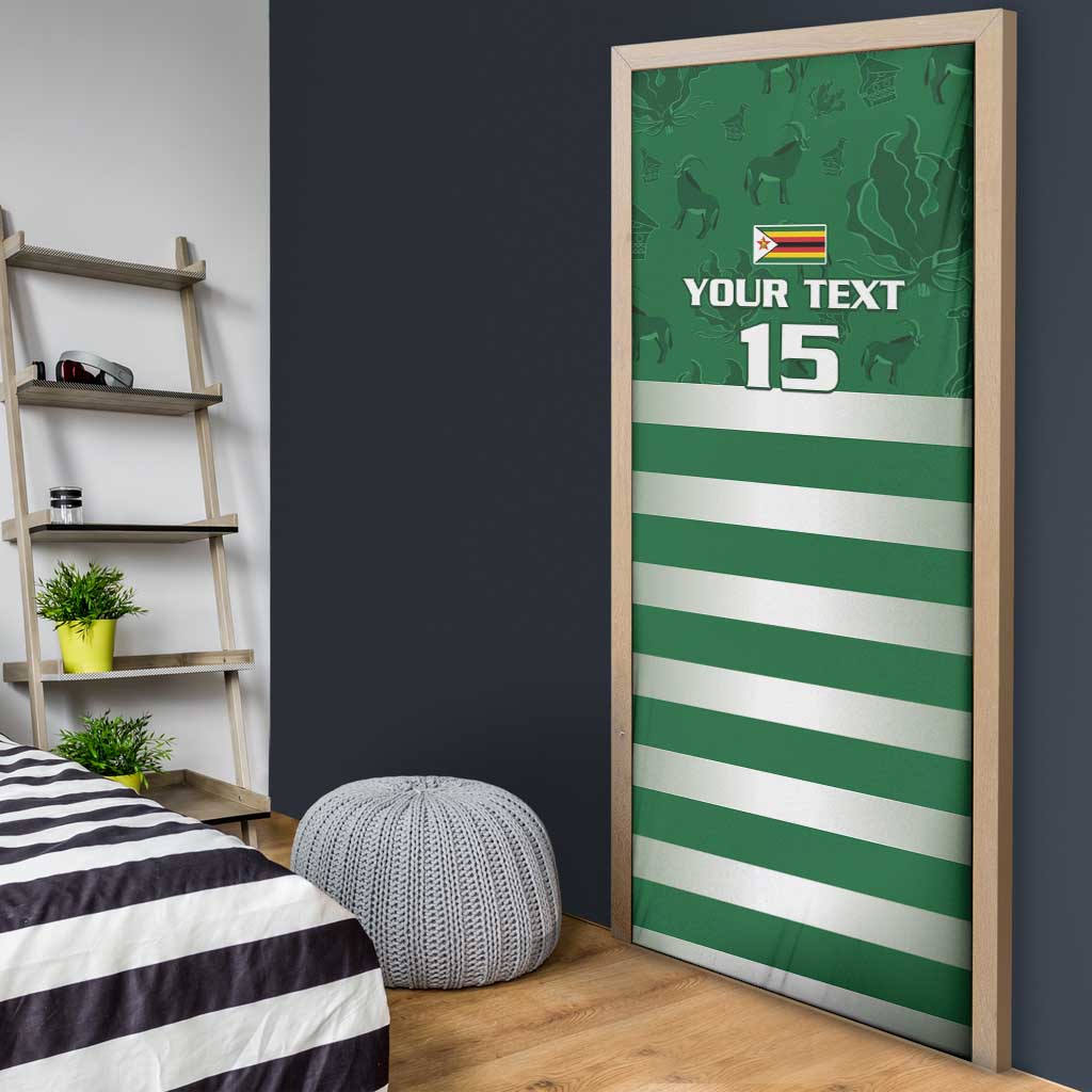 Rugby Zimbabwe Custom Door Cover Go Champions Sables