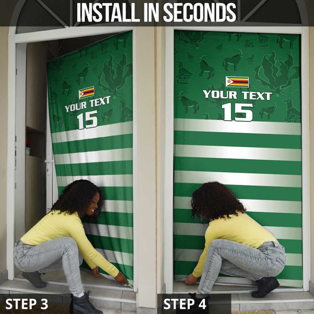 Rugby Zimbabwe Custom Door Cover Go Champions Sables