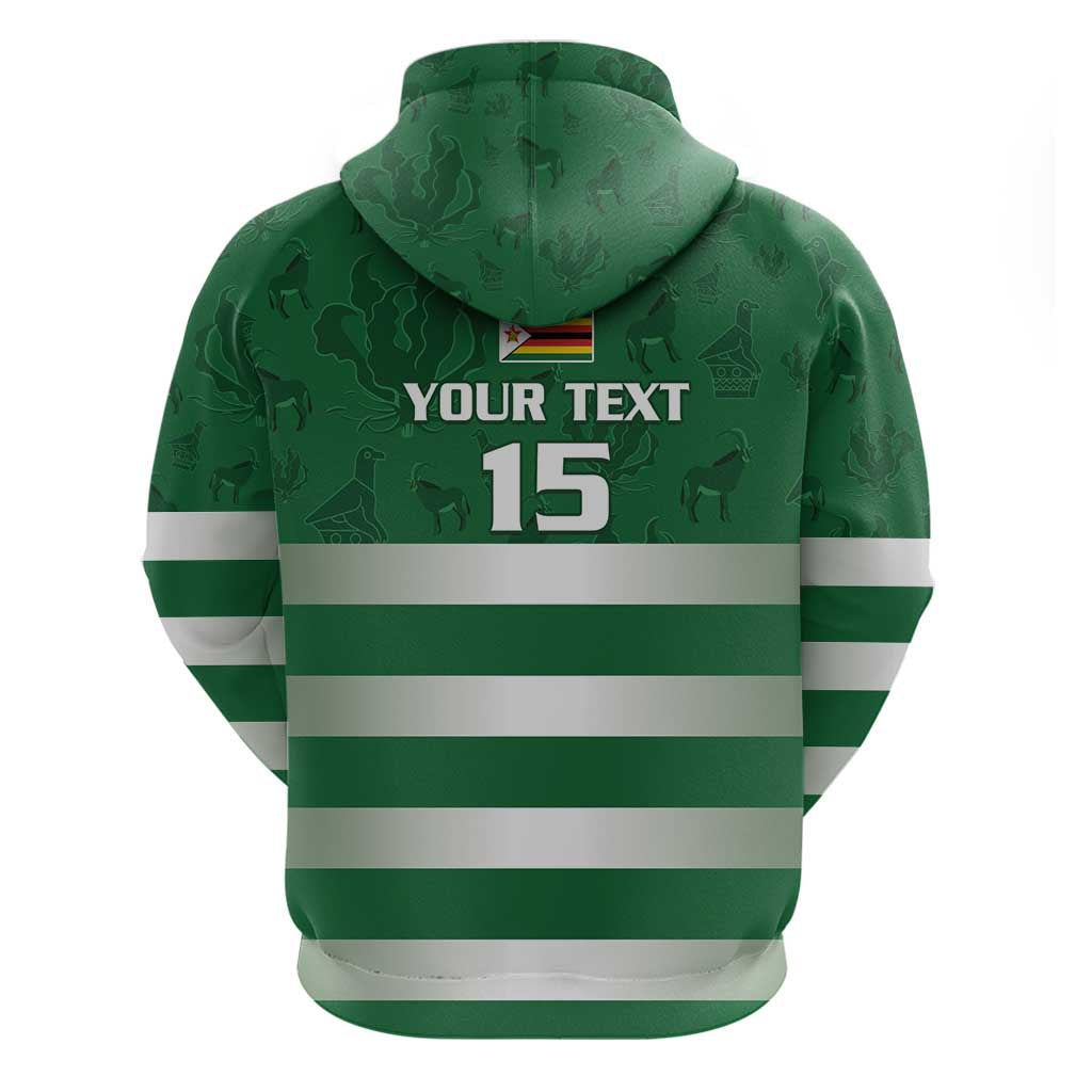 Rugby Zimbabwe Custom Hoodie Go Champions Sables - African Pride