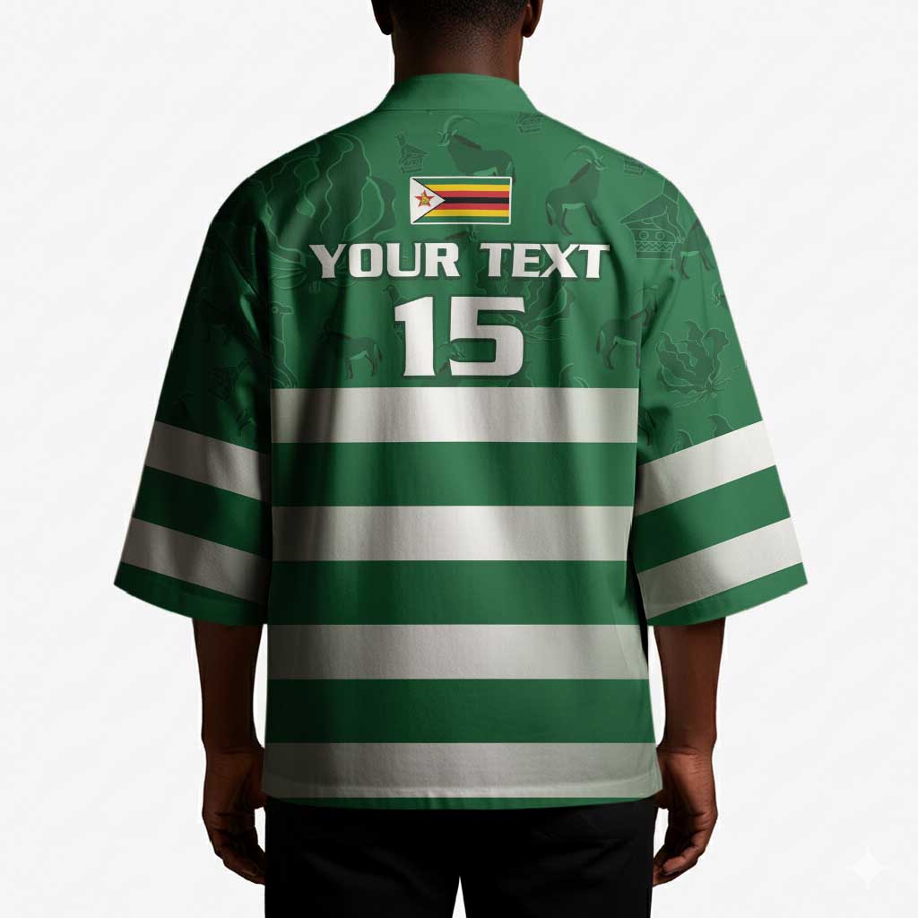 Rugby Zimbabwe Custom Kimono Go Champions Sables