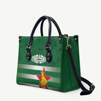 Rugby Zimbabwe Custom Leather Bag Go Champions Sables