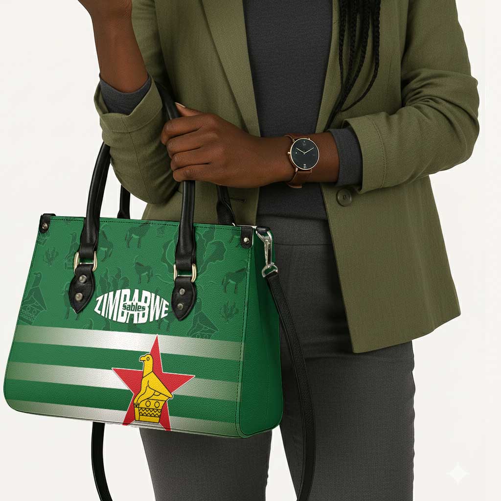 Rugby Zimbabwe Custom Leather Bag Go Champions Sables