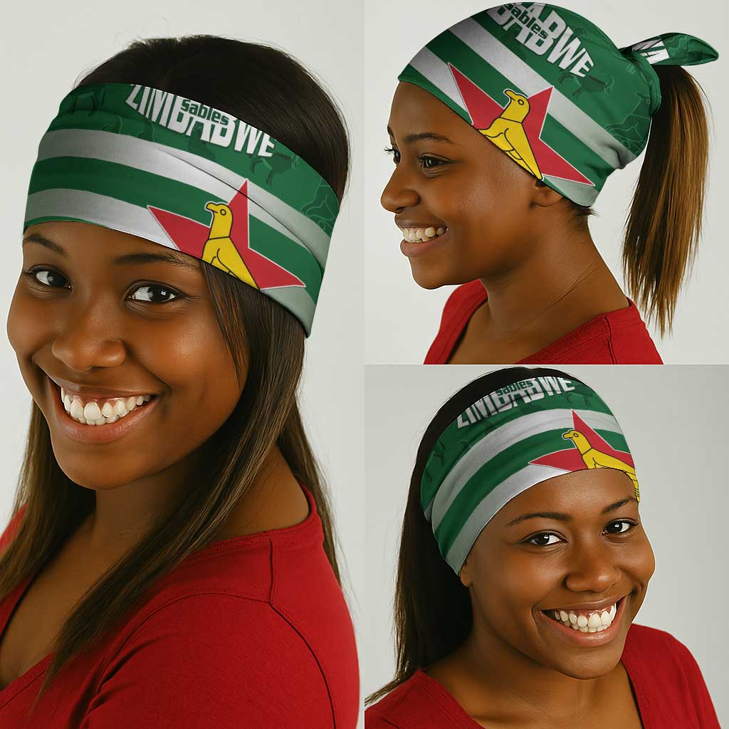 Rugby Zimbabwe Custom Neck Gaiter Go Champions Sables LT15