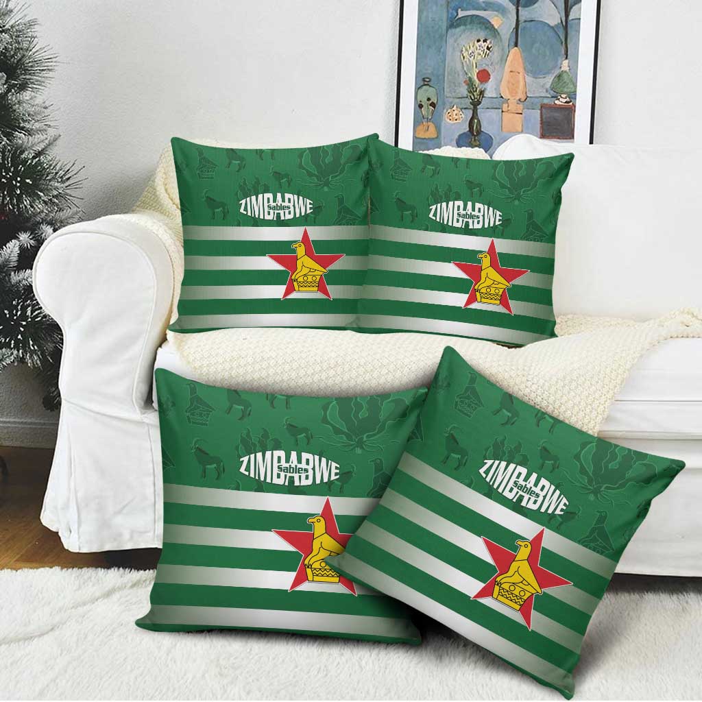 Rugby Zimbabwe Custom Pillow Cover Go Champions Sables
