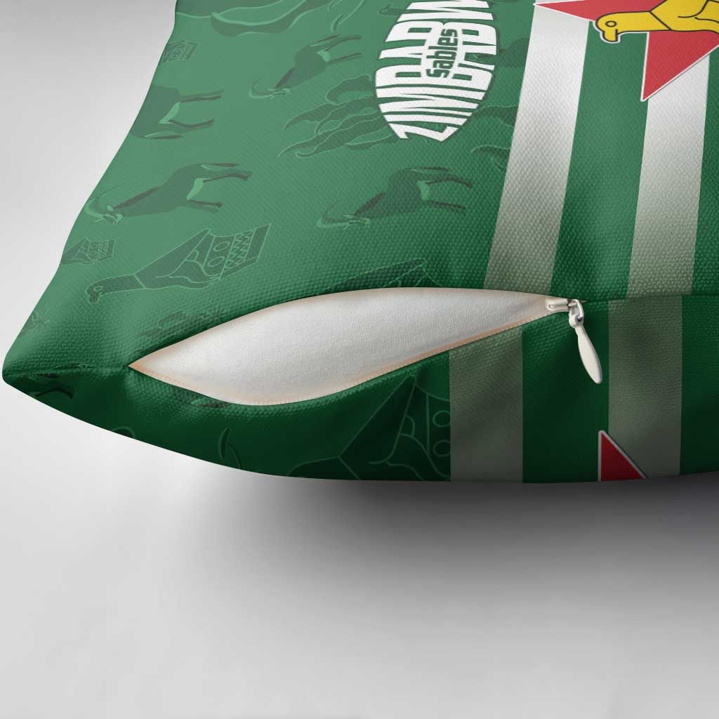 Rugby Zimbabwe Custom Pillow Cover Go Champions Sables
