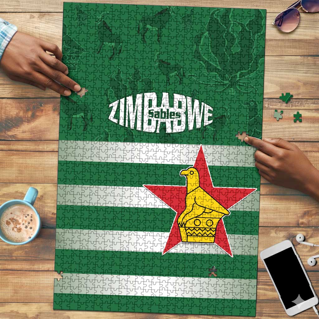 Rugby Zimbabwe Custom Puzzle Go Champions Sables
