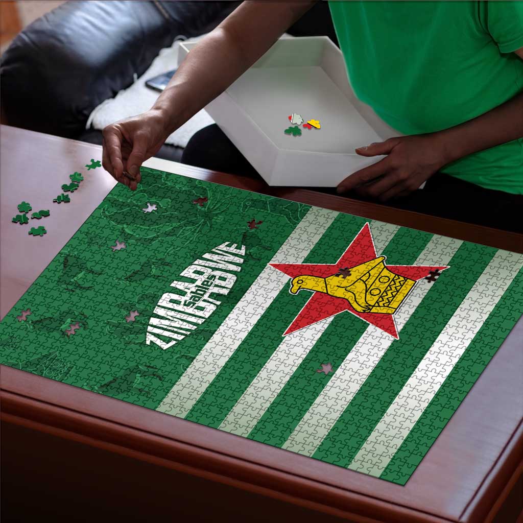 Rugby Zimbabwe Custom Puzzle Go Champions Sables