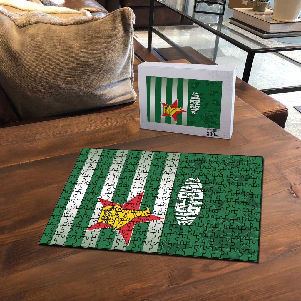 Rugby Zimbabwe Custom Puzzle Go Champions Sables