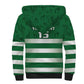Rugby Zimbabwe Custom Sherpa Hoodie Go Champions Sables - African Pride