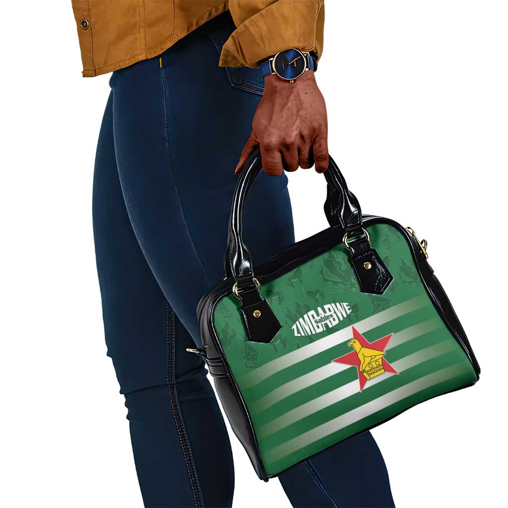 Rugby Zimbabwe Shoulder Handbag Go Champions Sables - African Pride