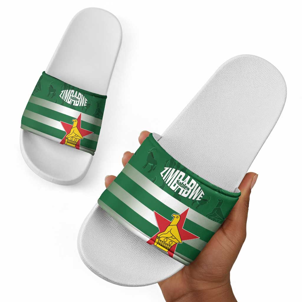 Rugby Zimbabwe Custom Slide Sandals Go Champions Sables