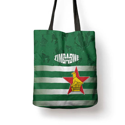 Rugby Zimbabwe Custom Tote Bag Go Champions Sables