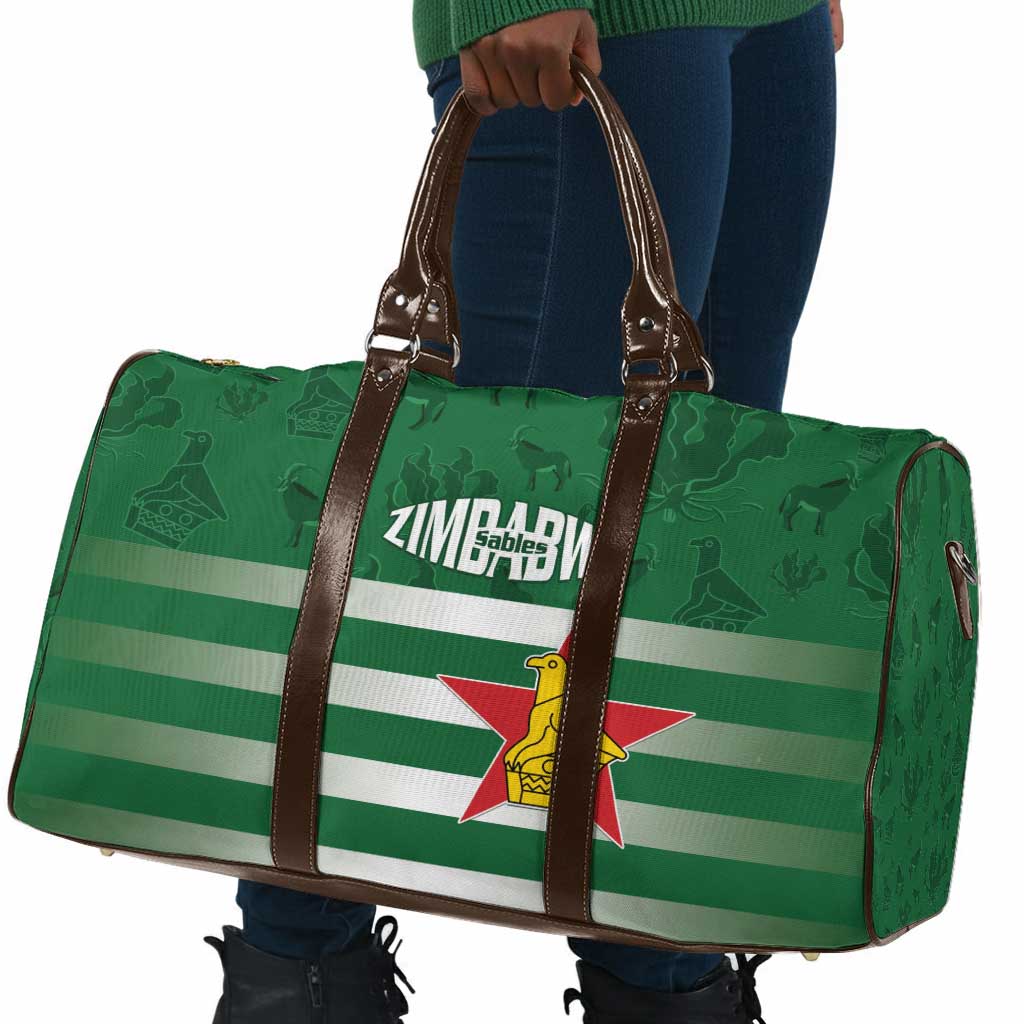 Rugby Zimbabwe Custom Travel Bag Go Champions Sables