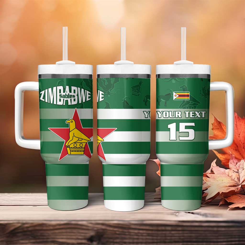 Rugby Zimbabwe Custom Tumbler With Handle Go Champions Sables - African Pride