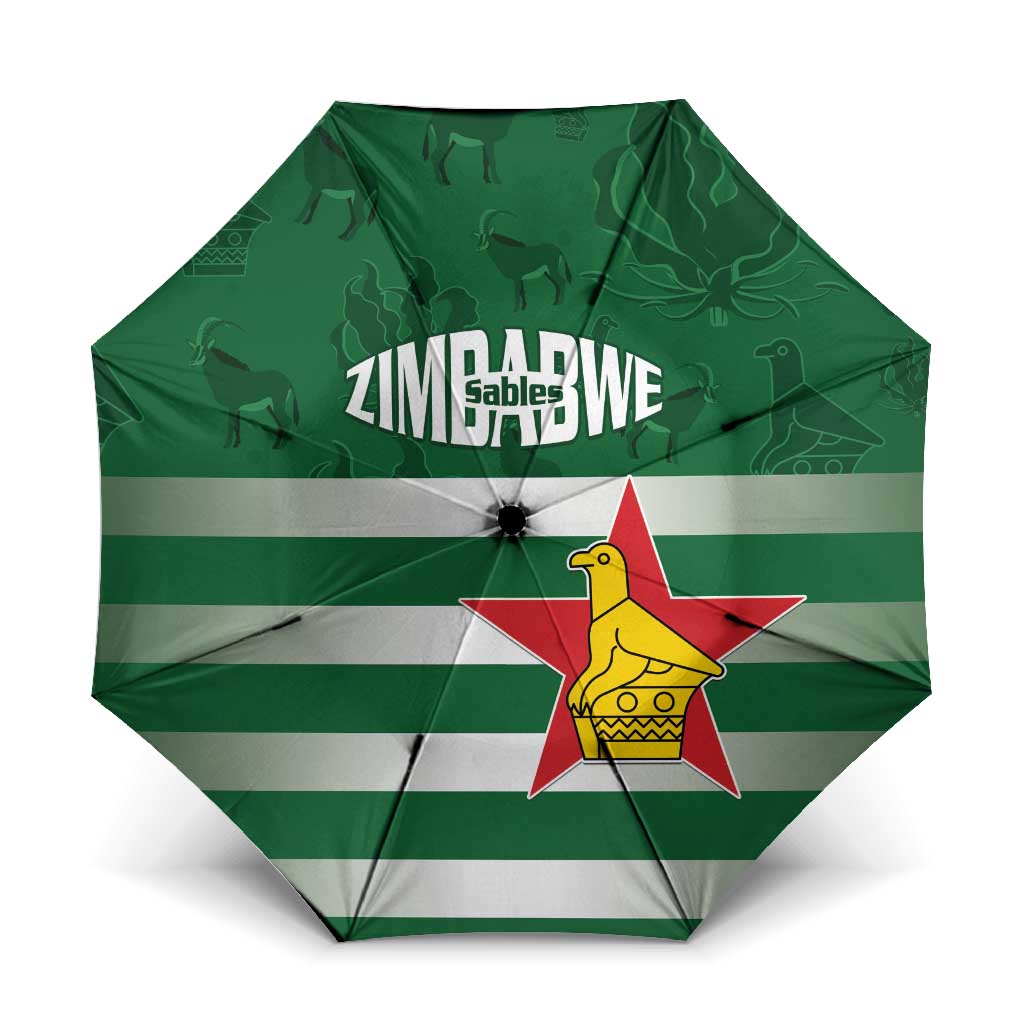 Rugby Zimbabwe Custom Umbrella Go Champions Sables