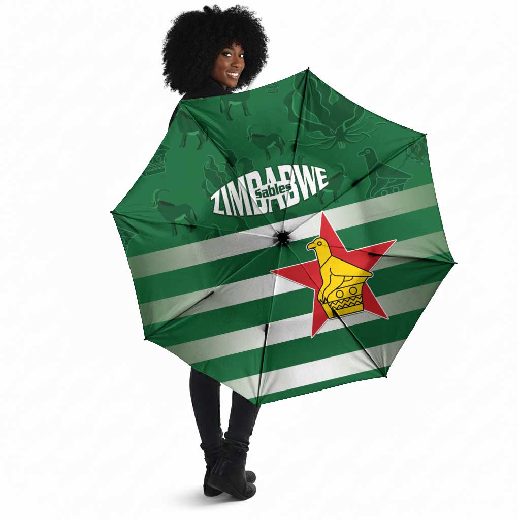 Rugby Zimbabwe Custom Umbrella Go Champions Sables