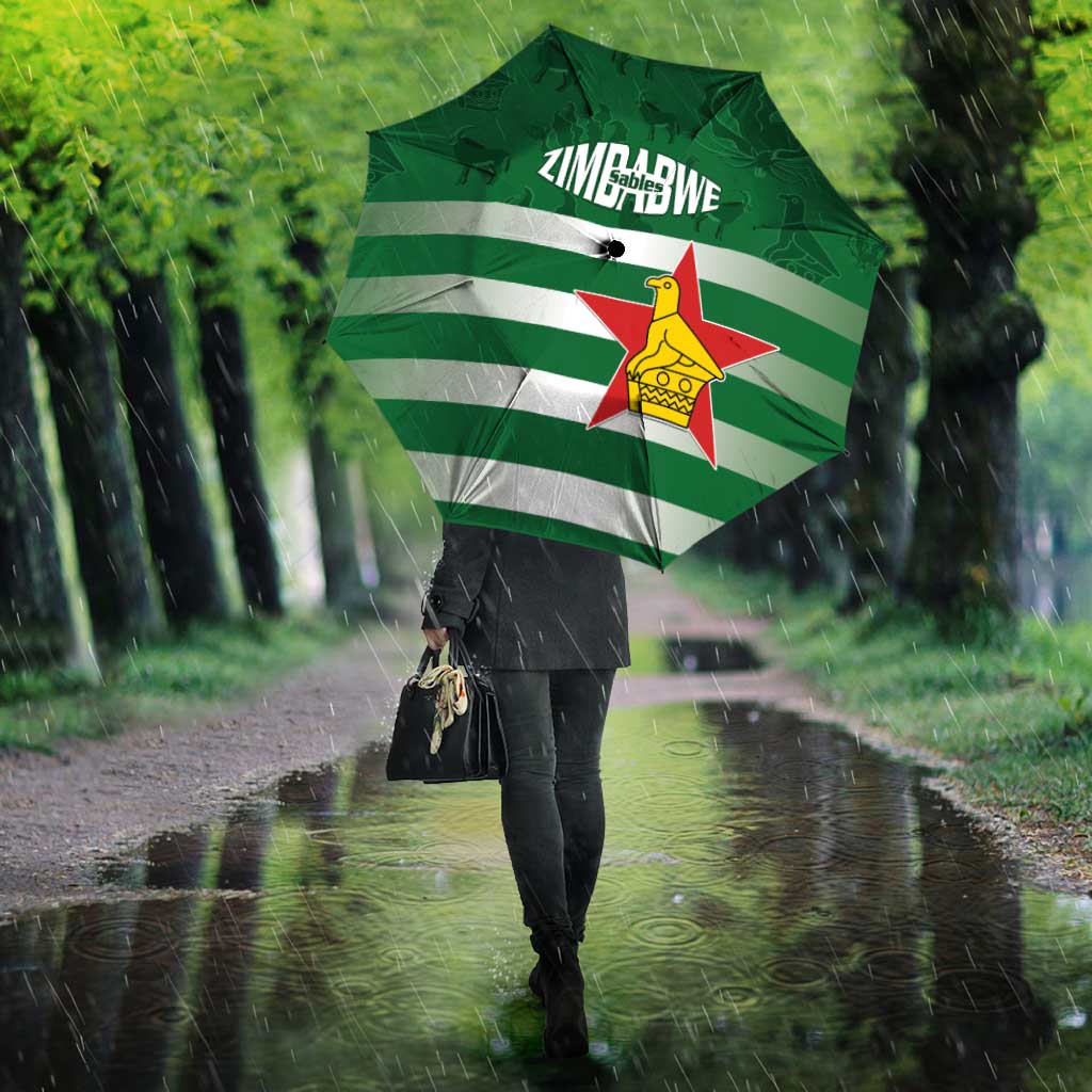 Rugby Zimbabwe Custom Umbrella Go Champions Sables