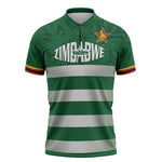 Rugby Zimbabwe Custom Zipper Polo Shirt Go Champions Sables