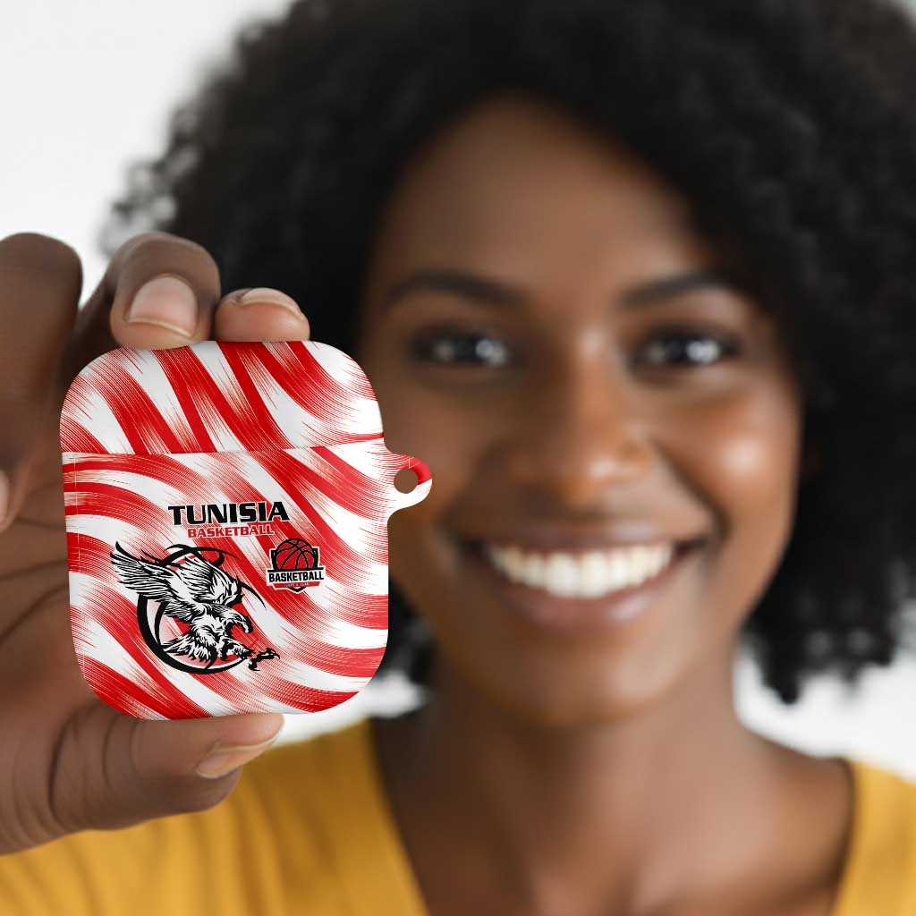 Tunisia Basketball AirPods Case Go Eagles of Carthage