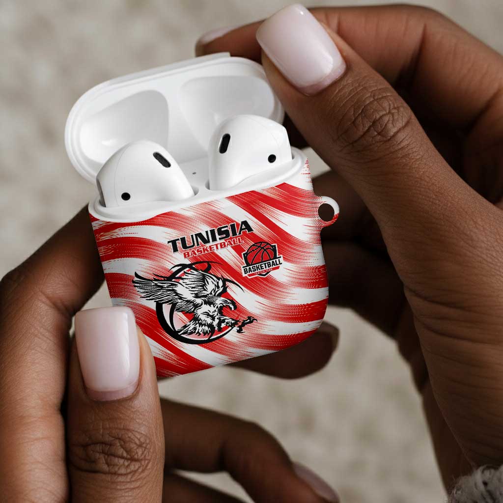 Tunisia Basketball AirPods Case Go Eagles of Carthage