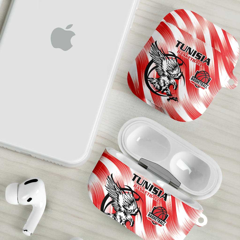 Tunisia Basketball AirPods Case Go Eagles of Carthage