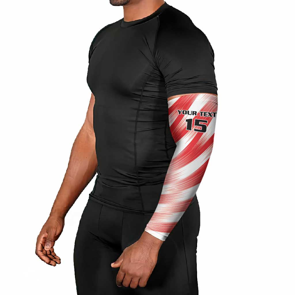 Custom Tunisia Basketball Arm Sleeves Go Eagles of Carthage