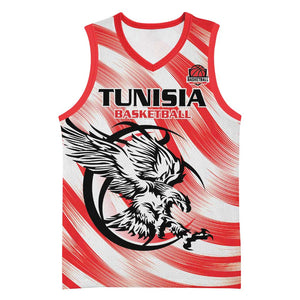 Afro Basketball Tunisia Custom Basketball Jersey Go Eagles of Carthage LT15