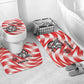Tunisia Basketball Bathroom Set Go Eagles of Carthage
