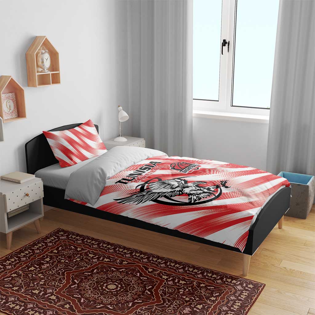 Afro Basketball Tunisia Bedding Set Go Eagles of Carthage - African Pride