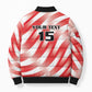 Custom Tunisia Basketball Bomber Puffer Jacket Go Eagles of Carthage