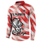 Custom Tunisia Basketball Button Sweatshirt Go Eagles of Carthage