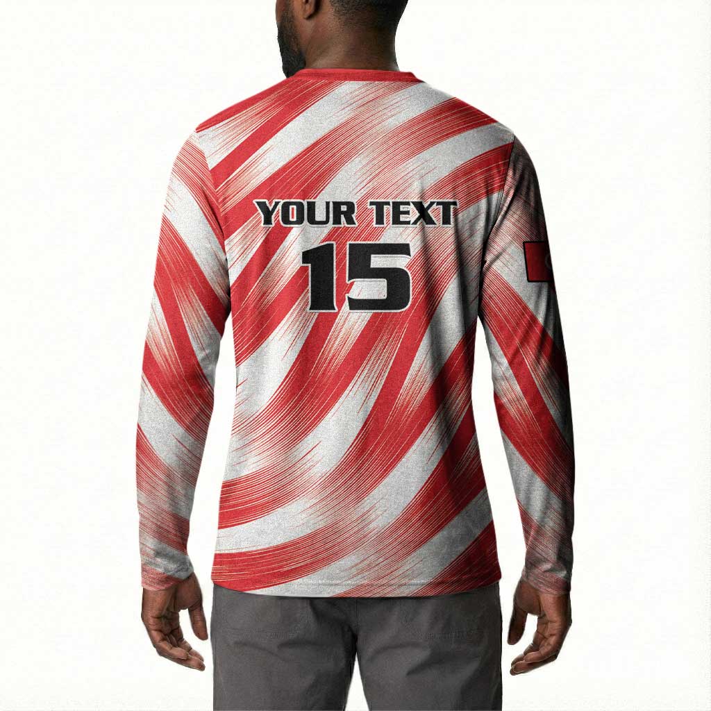 Custom Tunisia Basketball Button Sweatshirt Go Eagles of Carthage
