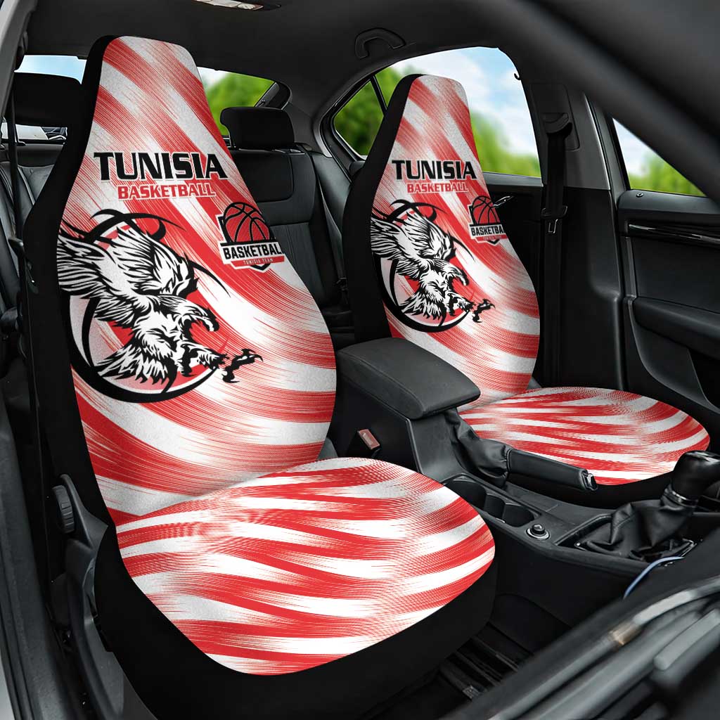 Afro Basketball Tunisia Car Seat Cover Go Eagles of Carthage - African Pride