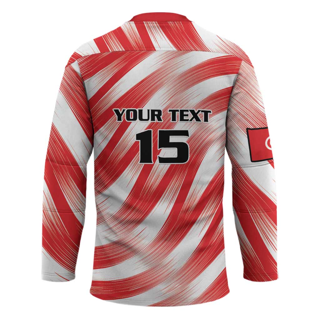 Custom Tunisia Basketball Hockey Jersey Go Eagles of Carthage