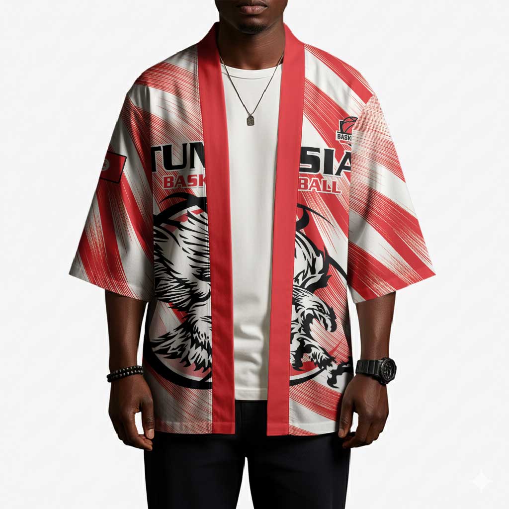 Custom Tunisia Basketball Kimono Go Eagles of Carthage