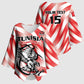 Custom Tunisia Basketball Kimono Sleeve Blouse Go Eagles of Carthage
