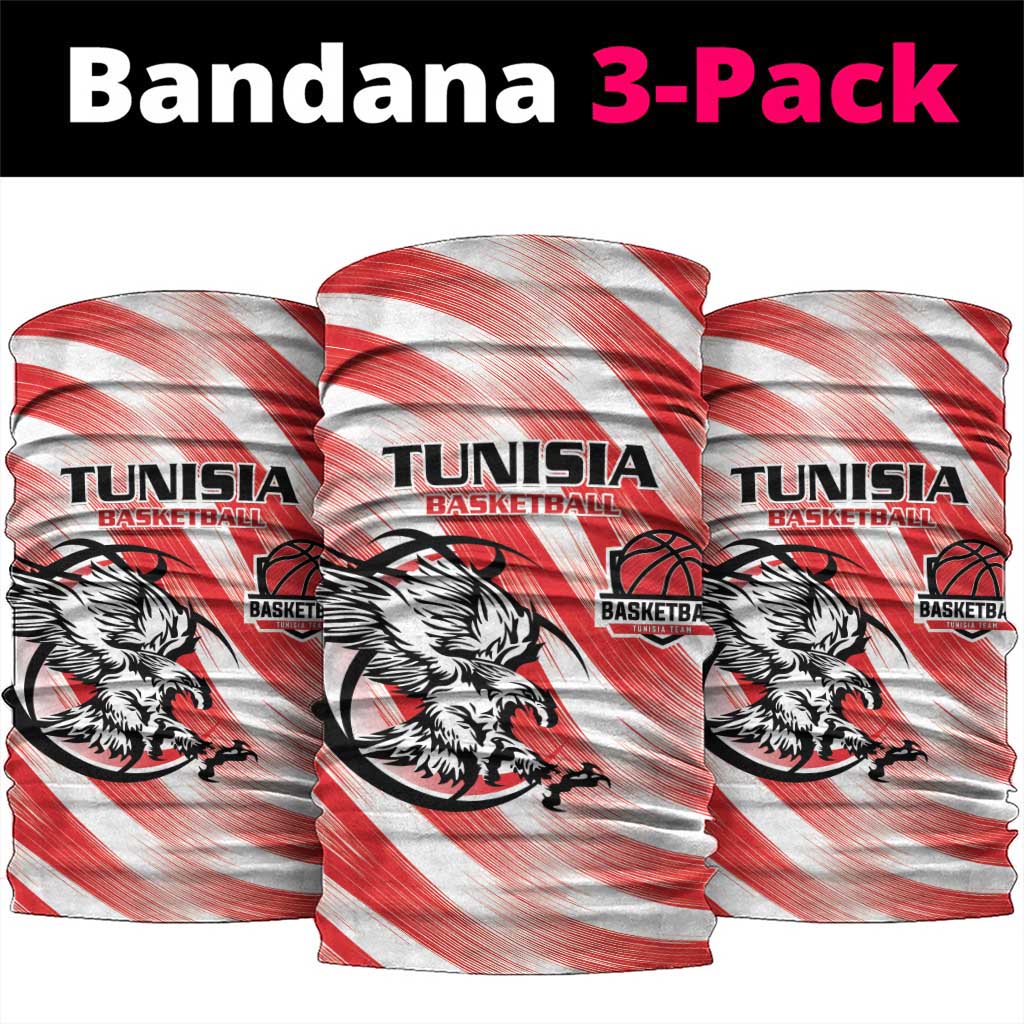 Afro Basketball Tunisia Neck Gaiter Go Eagles of Carthage LT15