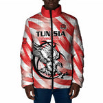 Custom Tunisia Basketball Padded Jacket Go Eagles of Carthage