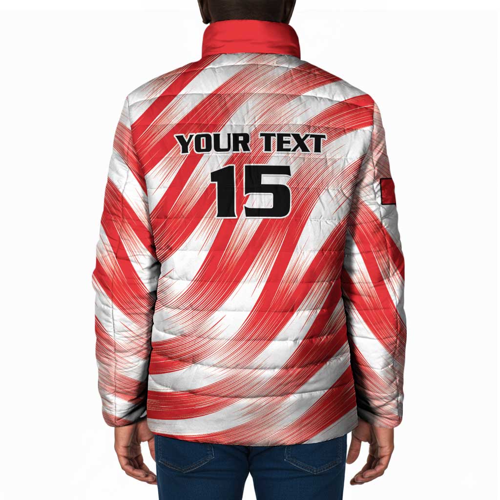 Custom Tunisia Basketball Padded Jacket Go Eagles of Carthage