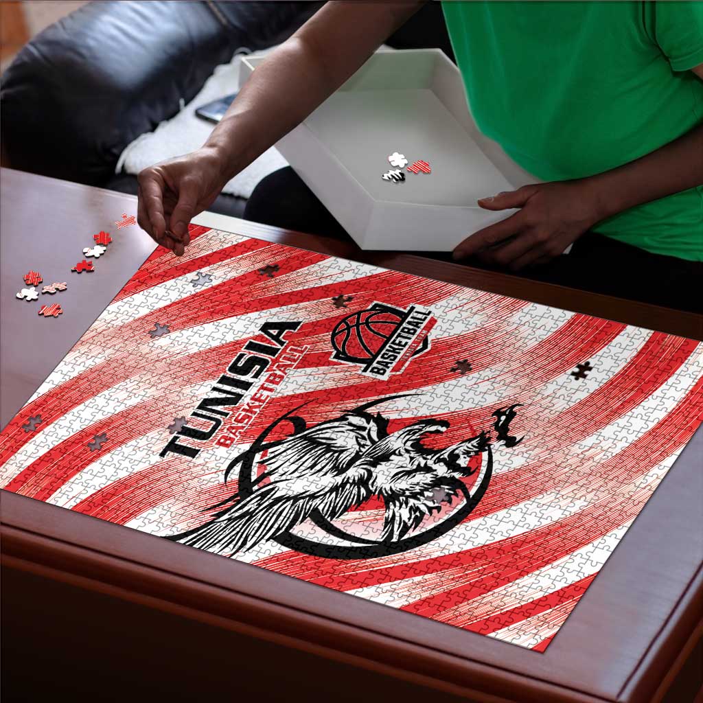 Tunisia Basketball Puzzle Go Eagles of Carthage